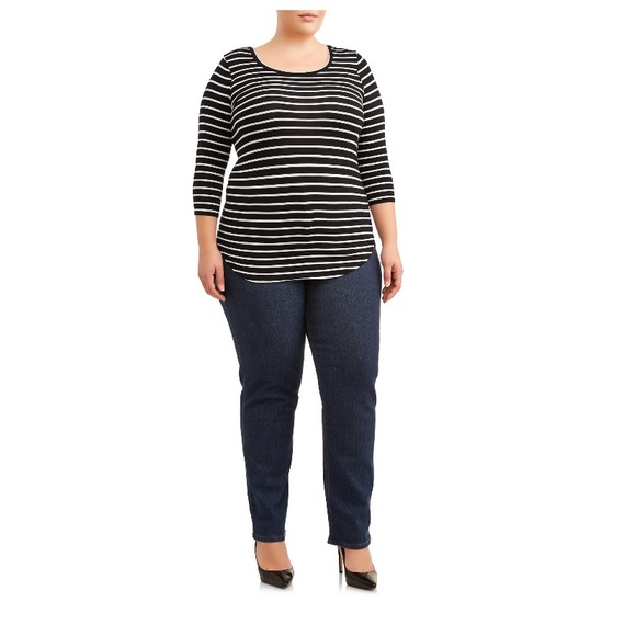 Terra & Sky Straight Leg Jeans - Picture 2 of 5